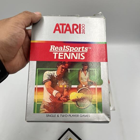 RealSports Tennis - Atari 2600 - Box, Manual, Cartridge - Picture 9 of 11